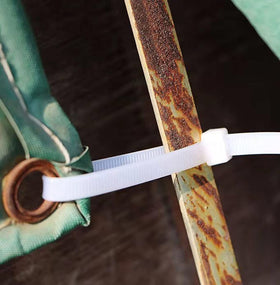 RUIHAO 48 inch zip tie used for cable management behind electronics.