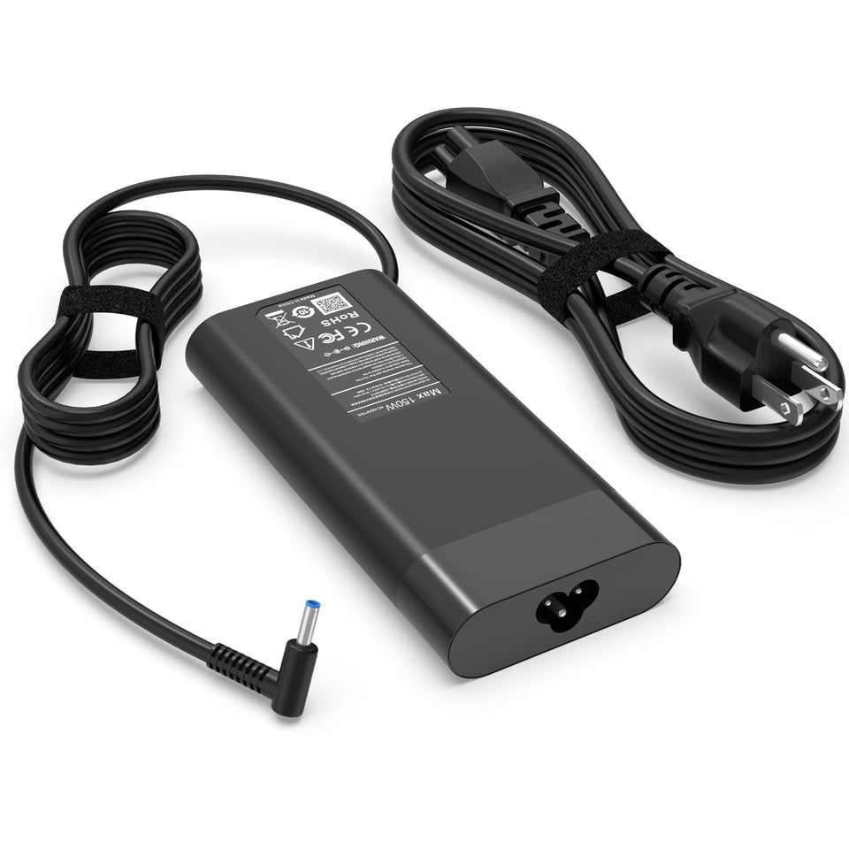 Ruilezyo 150W charger powering compatible HP ZBook and other laptops