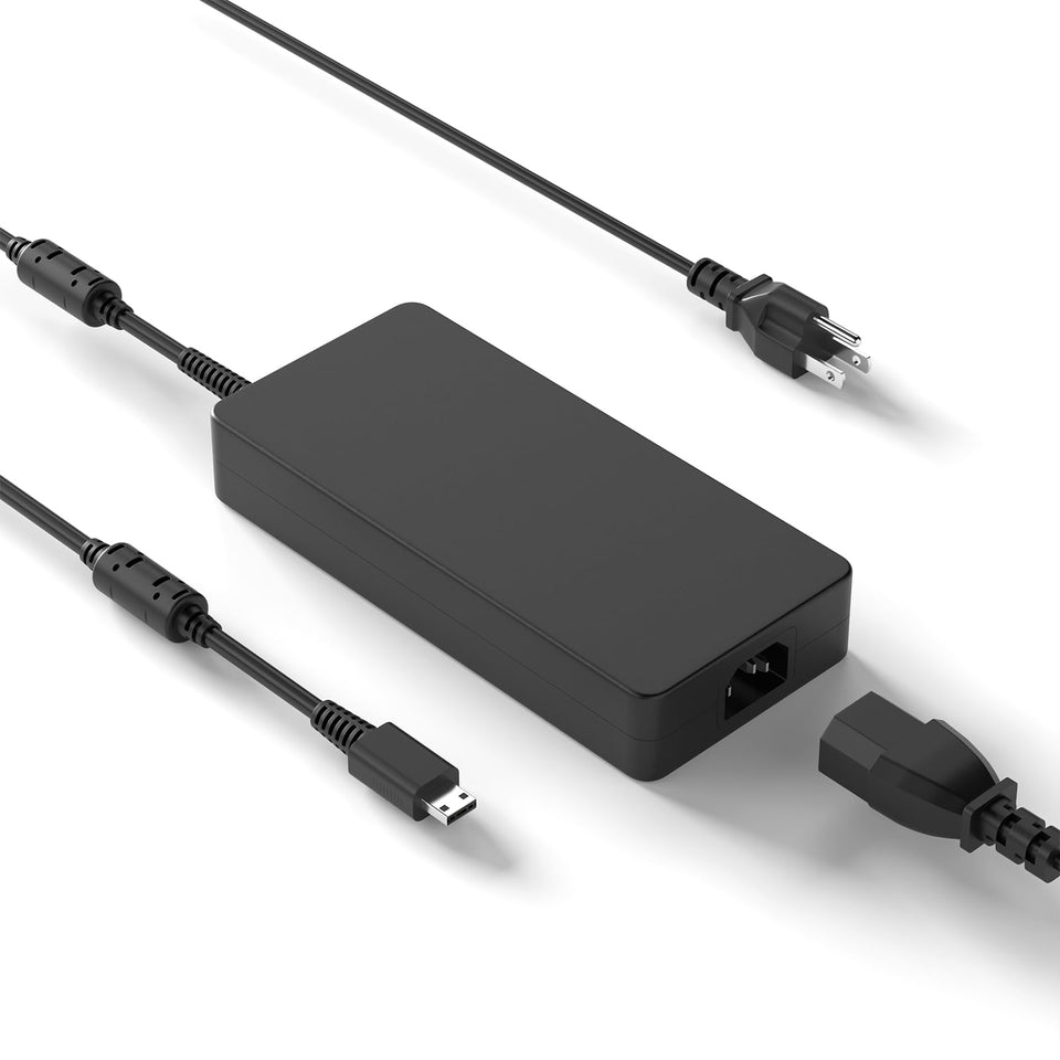 Ruilezyo 280W USB Tip Charger front view for high-performance laptops.