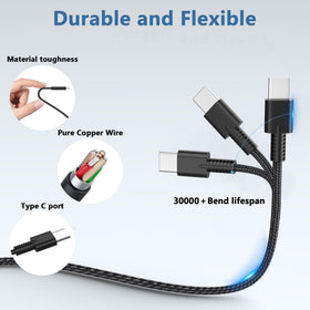 Ruilezyo 65W Omnibook charger compatibility chart illustrating wide laptop support