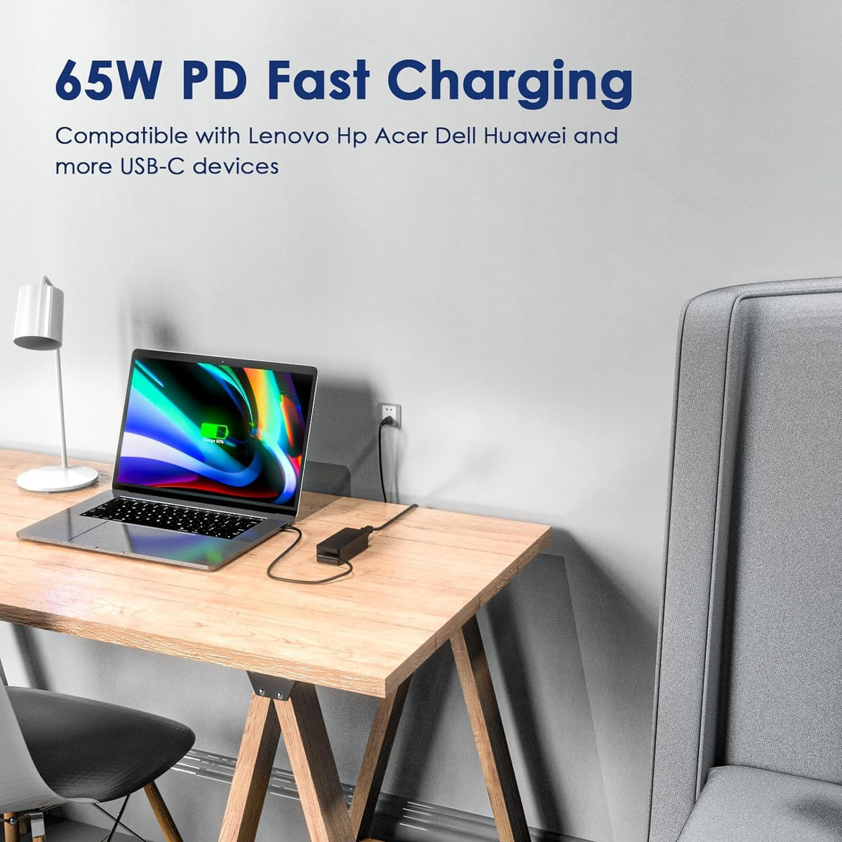 Ruilezyo fits Yoga 6/7/9 series for versatile charging at home.