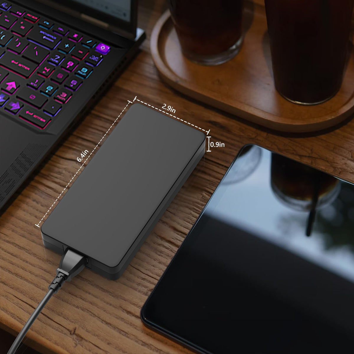 Ruilezyo in-box packaging with power cord included for ready setup