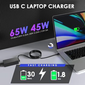 Ruilezyo Lenovo Yoga series compatibility charger suits multiple Yoga models.