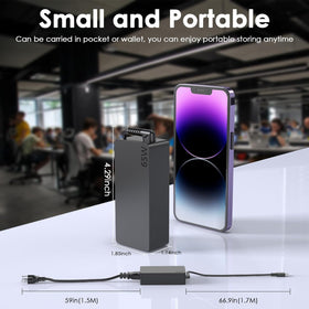 Ruilezyo charger includes power cord for ready-to-use charging setup.