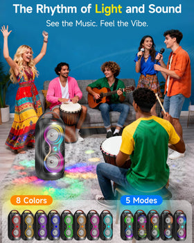RUIMATECH RGB lights display creating lively atmosphere and mood lighting