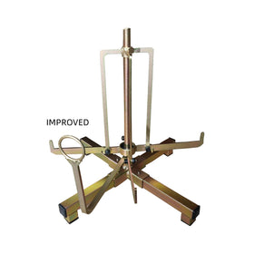 Ruipai space-saving folding spool rack fits tight workshop corners.