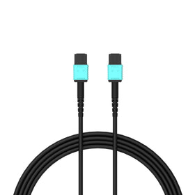 RUIPRO armored MPO cable front view showing connectors and robust housing for reliable modular installs