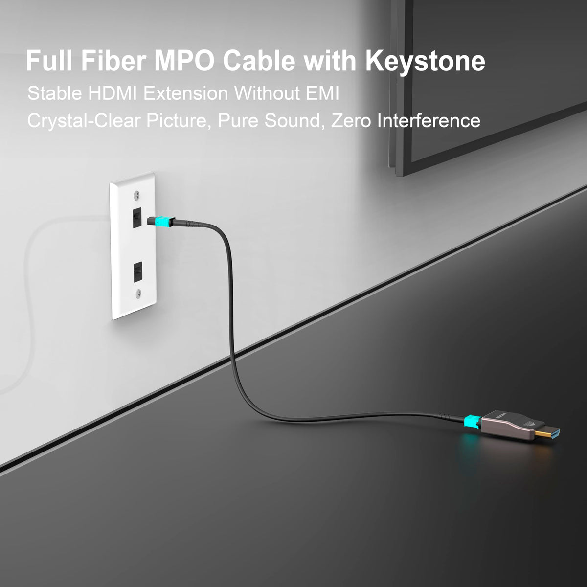 RUIPRO compact, neat design keeps cables organized and hidden.