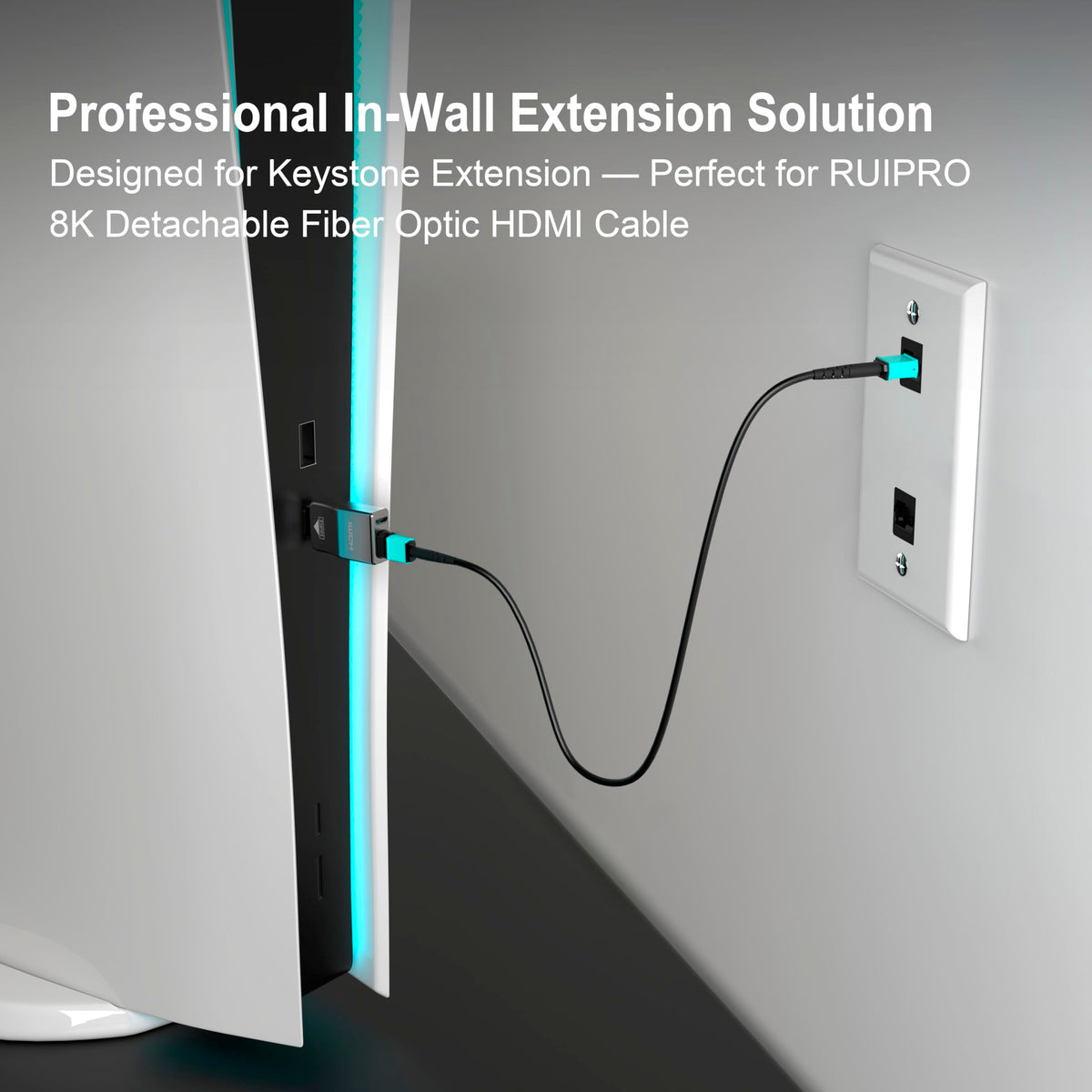 RUIPRO upgradeable keystone ports let you swap only the couplers.