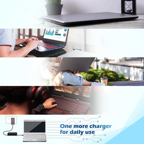 RUIQIU 65W compatibility image—broad HP Envy compatibility for multiple models.