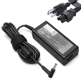 RUIQIU 65W HP Envy blue-tip front view—compact travel-ready power option.