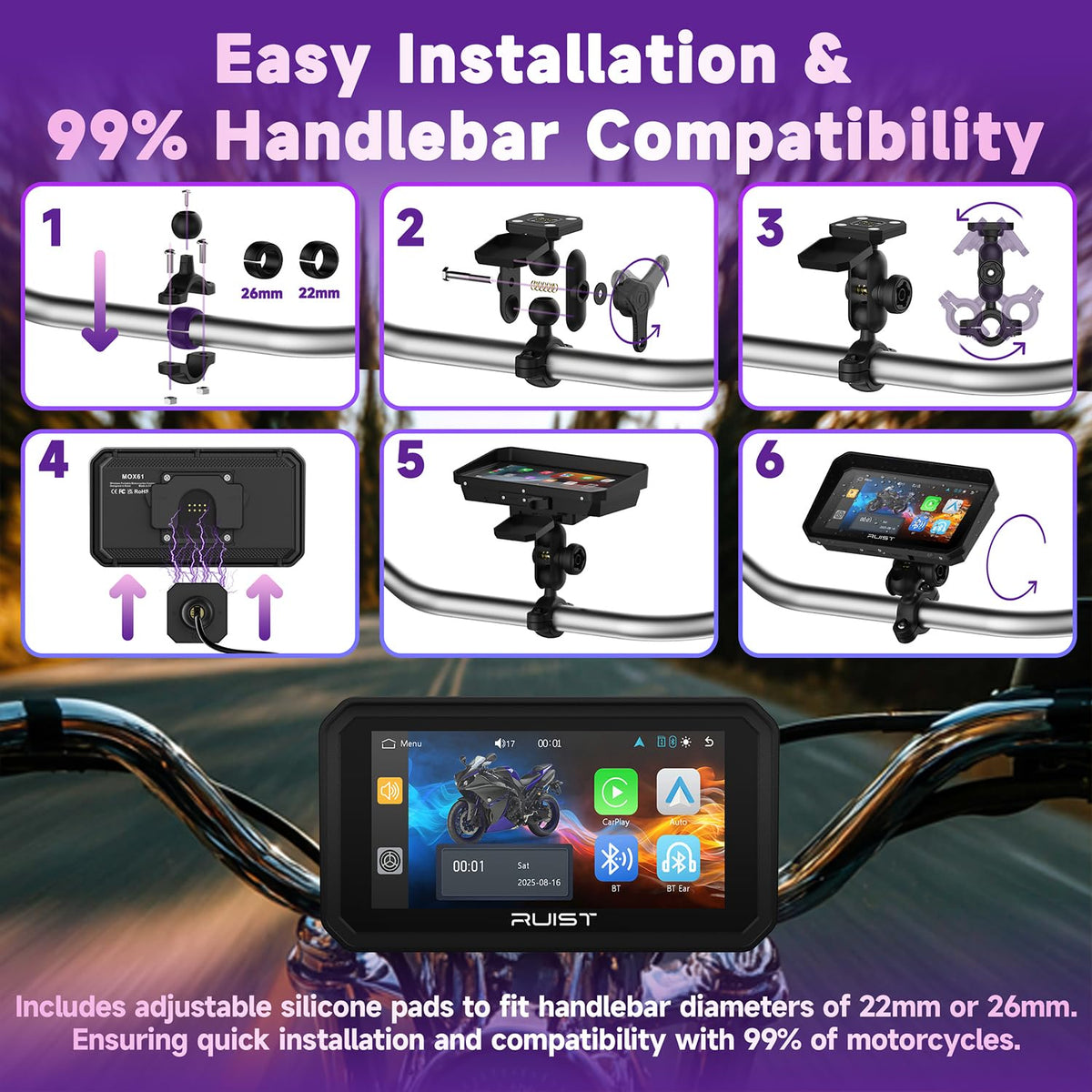 RUIST MOX61 professional support team assists with setup and troubleshooting.