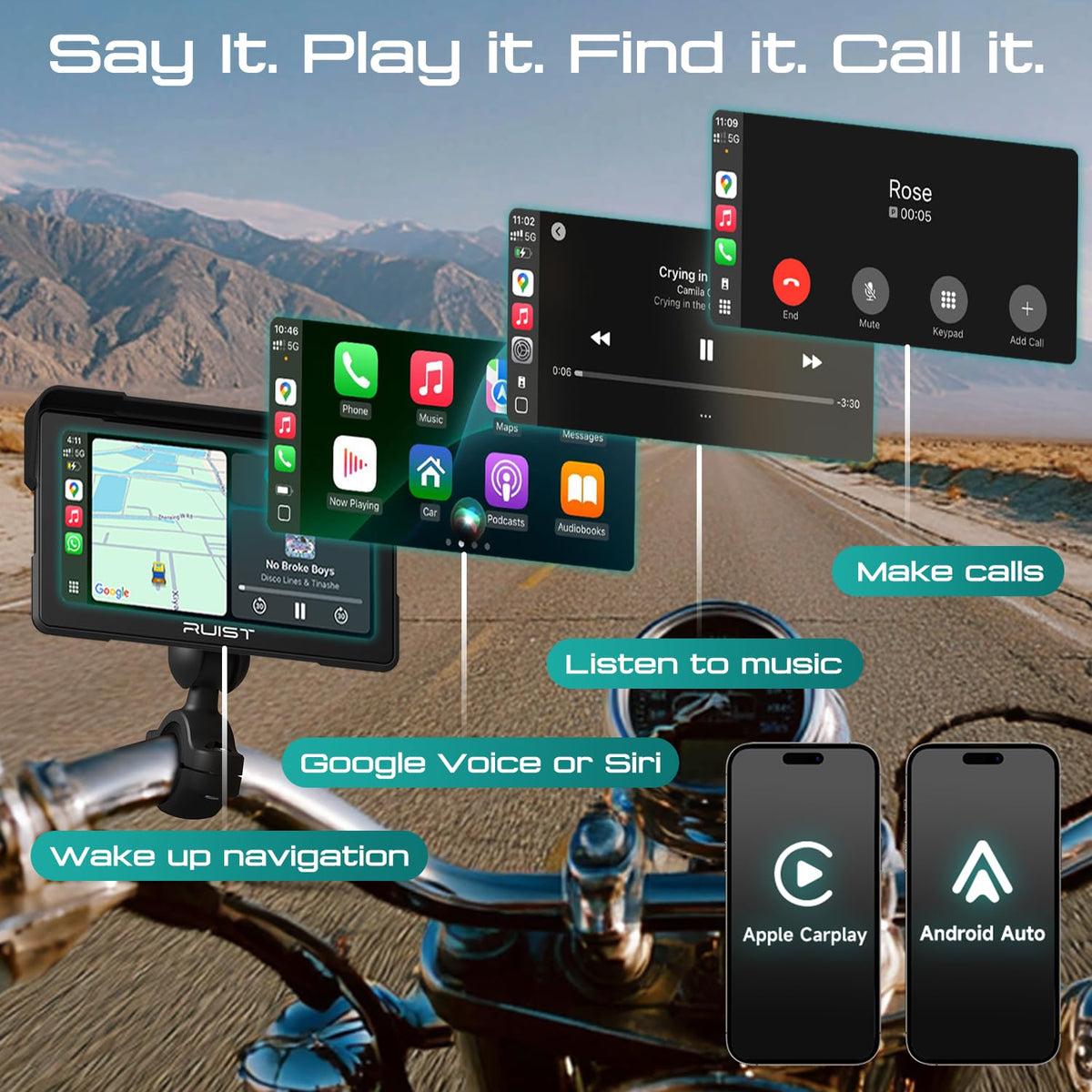 RUIST MOX70 dual Bluetooth connection for audio and data