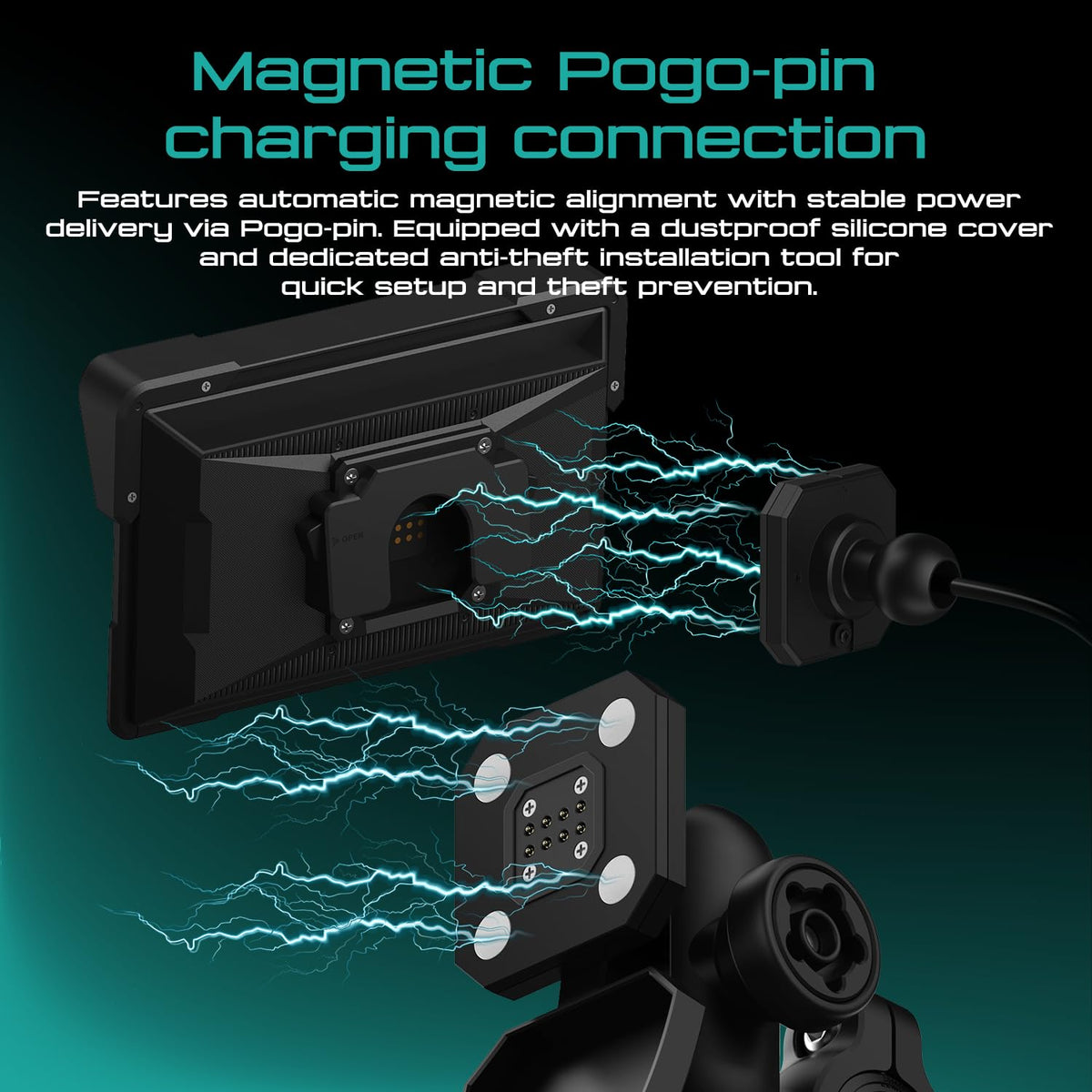 RUIST MOX70 magnetic quick-mount bracket for easy installation