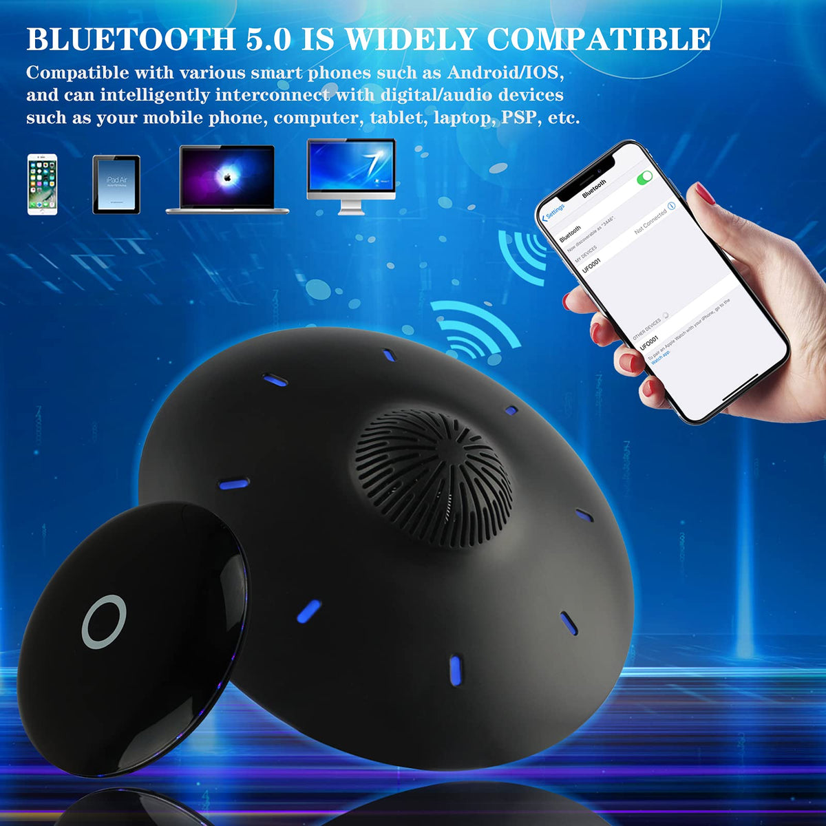 RUIXINDA decorative levitating speaker as a stylish home decor piece