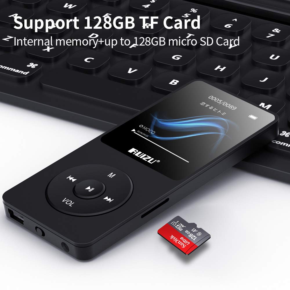 RUIZU 1.8-inch screen playing video offering portable media playback