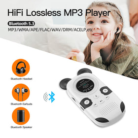RUIZU panda in child hand to show size and easy grip for kids