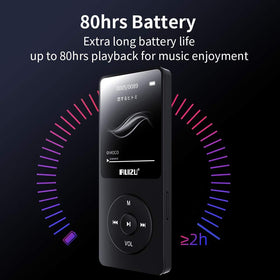 RUIZU side profile showing slim design and USB‑C port for fast charge