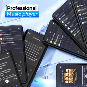 RUIZU in voice recording mode capturing lectures or notes for convenient recall