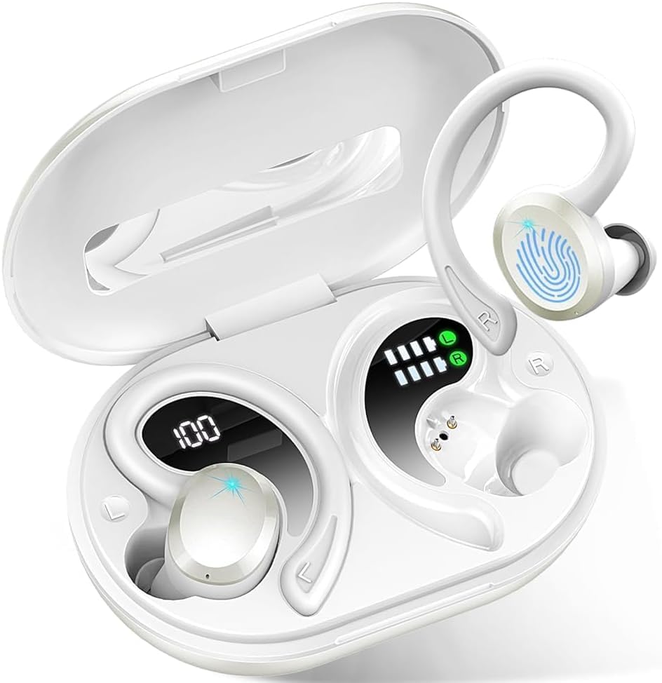 Rulefiss front view packaging showing earbuds and case, highlights durable design