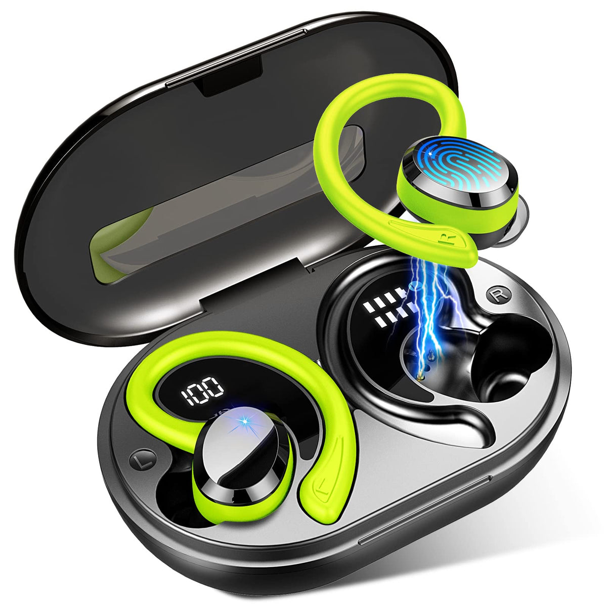 Rulefiss front packaging showing earbuds and case for easy recognition and benefit