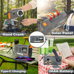 Rumenglai LED flashlight provides bright light for camping and outages.
