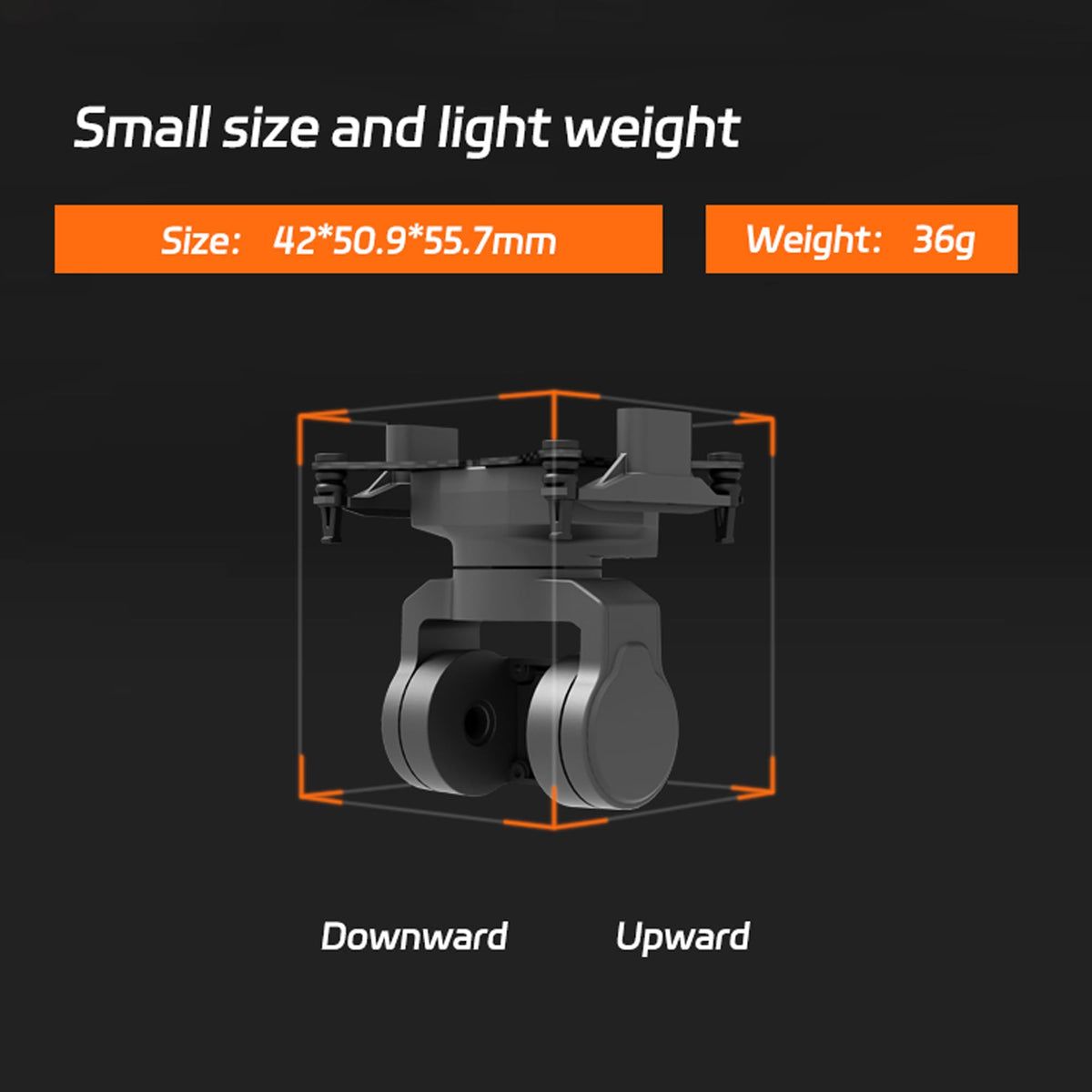 RunCam C-20D side view: lightweight alloy build for rugged use.