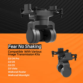 RunCam C-20D stabilization motors provide smooth motion under fast flight.