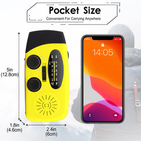 RunningSnail emergency radio solar panel for daylight recharging