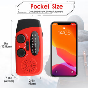 RunningSnail Emergency Radio USB charger powers essential devices.