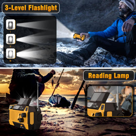 RunningSnail placed next to smartphone to show scale and emergency charging capacity