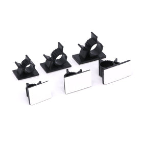 Rustark multipurpose wire clamps organize headphones and chargers neatly.