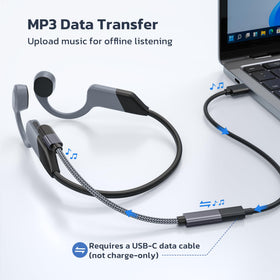 RUXELY adapter enabling USB-C data transfer with OpenSwim Pro S710.