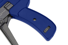 RV Rhodes tool in use tightening a cable tie for faster installations