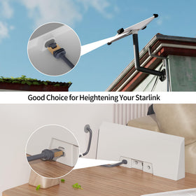 RVMARINEPAT Starlink Gen 3 75ft ethernet cable supports high-speed up to 2000Mbps