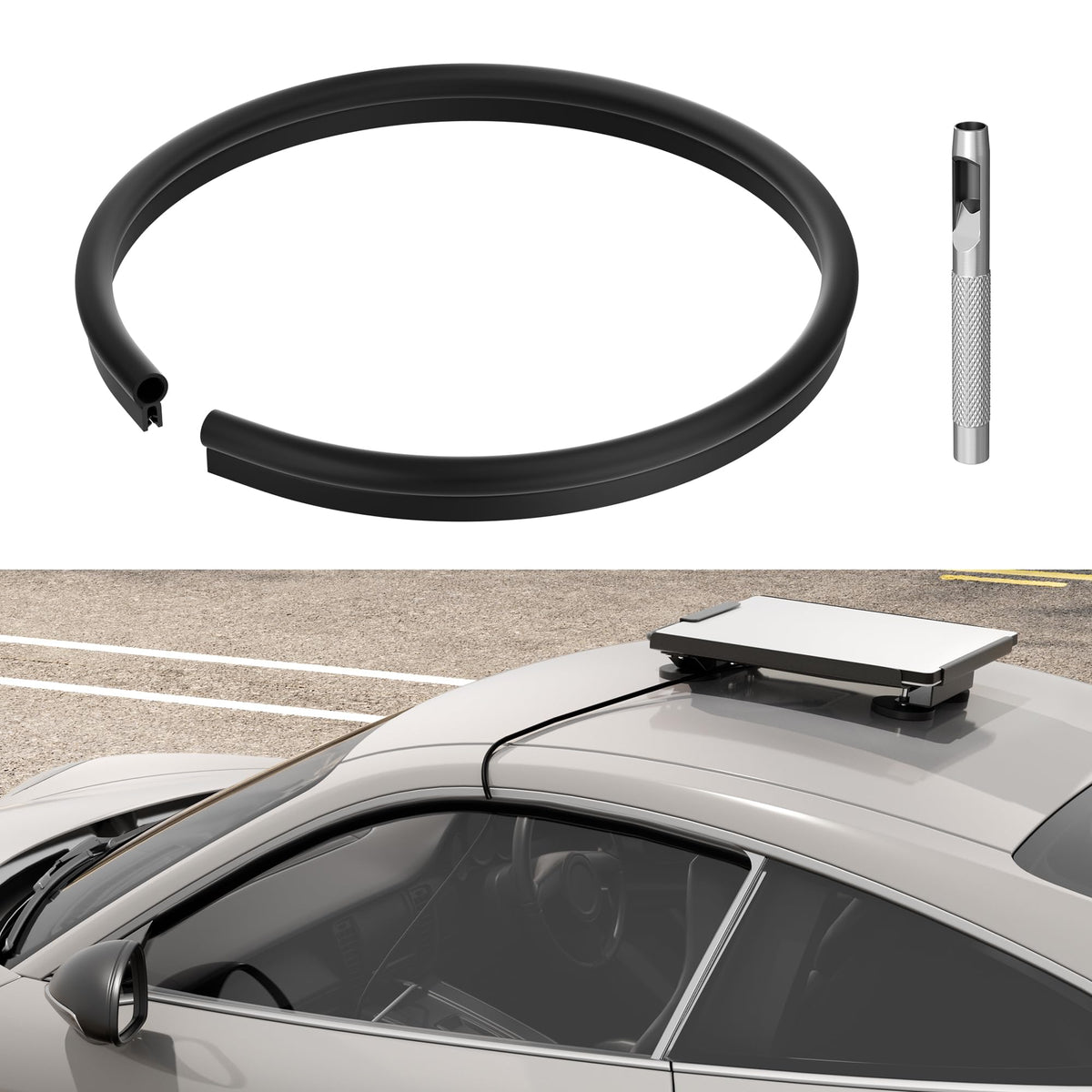 RVMARINEPAT Starlink window pass-through cover for secure cable routing
