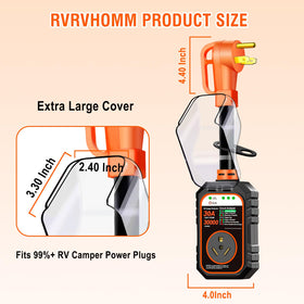 RVRVHOMM rugged housing texture for long-lasting outdoor use