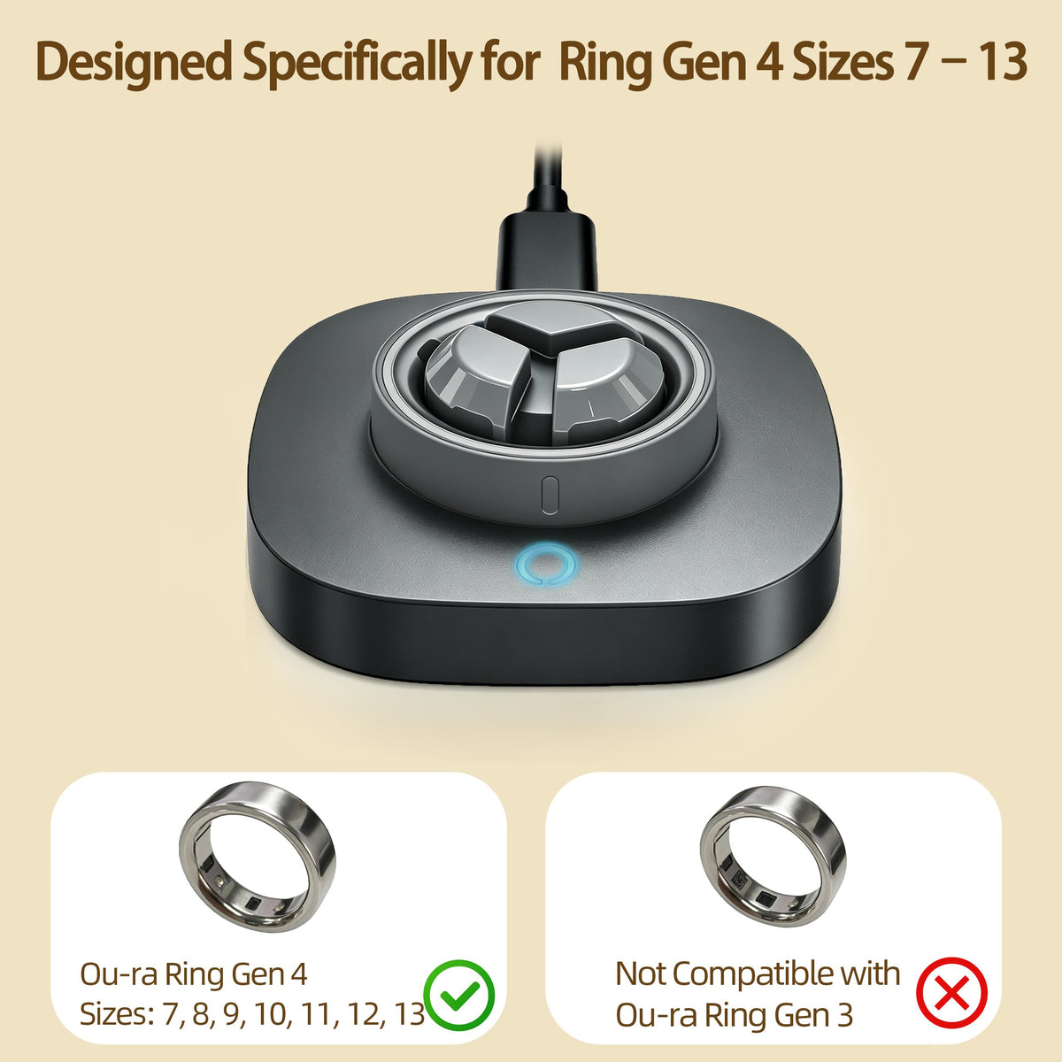RXYKEJI retractable cradle close-up showing adjustable fit and secure hold