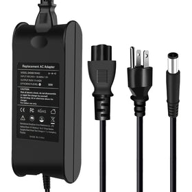 Ryaobwu 90W charger front view showing compact, dependable power for Dell notebooks.