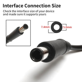 Ryaobwu charger shows broad compatibility with Dell Inspiron models