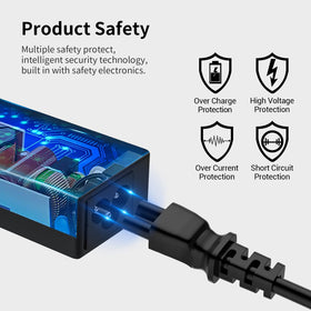 Ryaobwu Dell power cord image highlights 150 cm length for flexibility