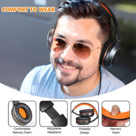 Rydohi headphones highlighting Bluetooth 5.3 for stable pairing.