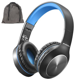 Rydohi over-ear Bluetooth headphones showing 68-hour playtime for all-day listening.