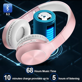 Rydohi headphones with Bluetooth 5.3 for stable wireless listening
