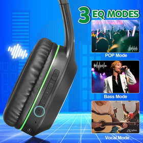 Rydohi headphones displaying three EQ modes for tailored sound