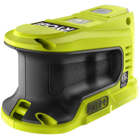RYOBI connected to ONE+ 18V battery demonstrating fast swaps and portable power benefit