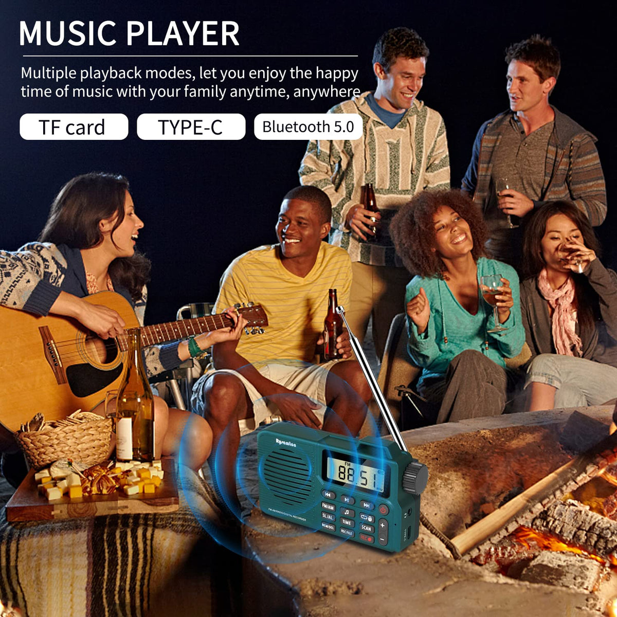 Rysamton microphone recording mode saves important moments clearly.