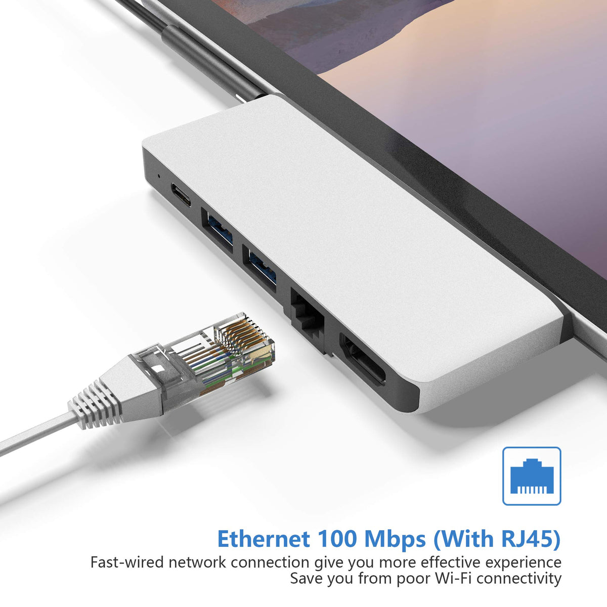Rytaki USB and USB‑C ports showing fast data transfer readiness