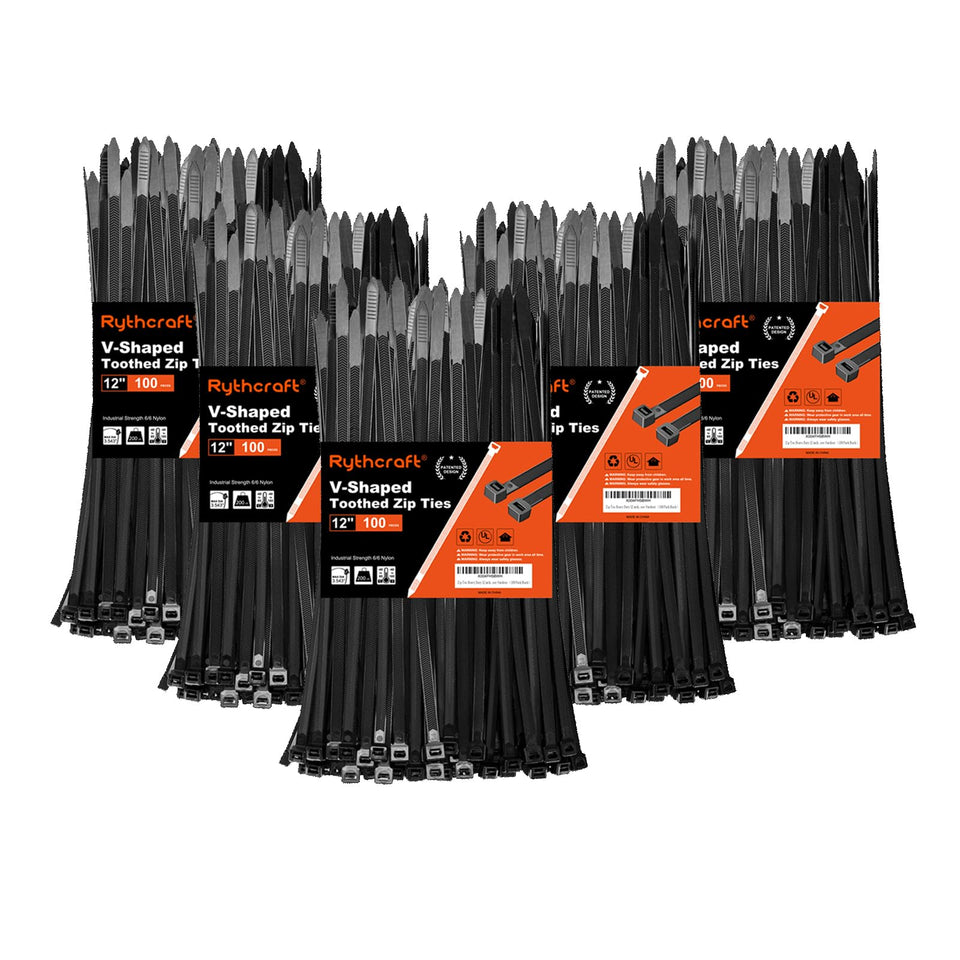 Rythcraft front packaging showing 12-inch 400-pack and heavy-duty benefit