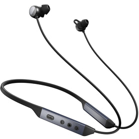 Rythflo hybrid ANC headphones front view for travel noise reduction.